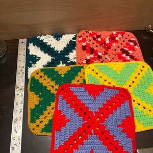 Vintage afghan 25 piece’s make your own??? So many options to create